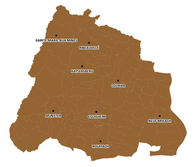 Années 1970 - Le Schéma Directeur d’Aménagement et d’Urbanisme (SDAU) Colmar-Rhin-Sainte Marie Aux Mines​