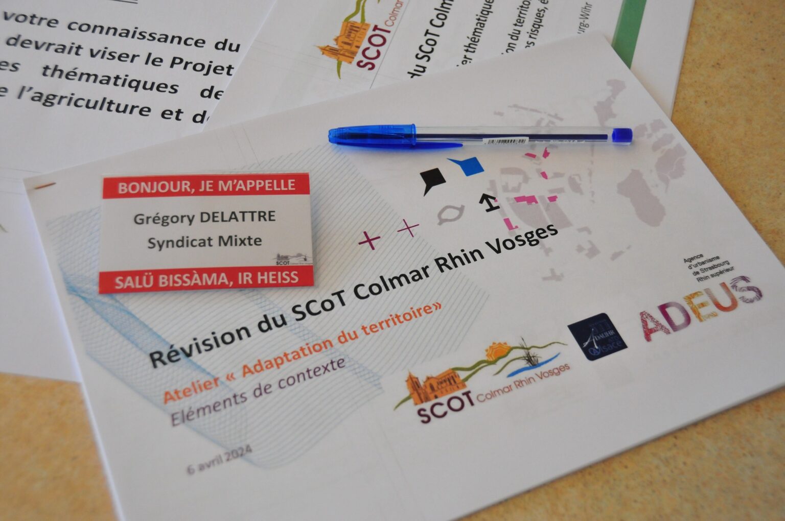 Ateliers dans le cadre de la révision du SCoT Colmar-Rhin-Vosges